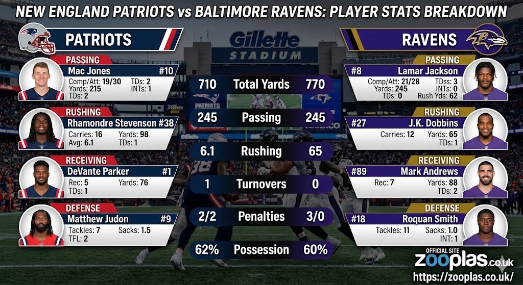 New England Patriots vs Baltimore Ravens