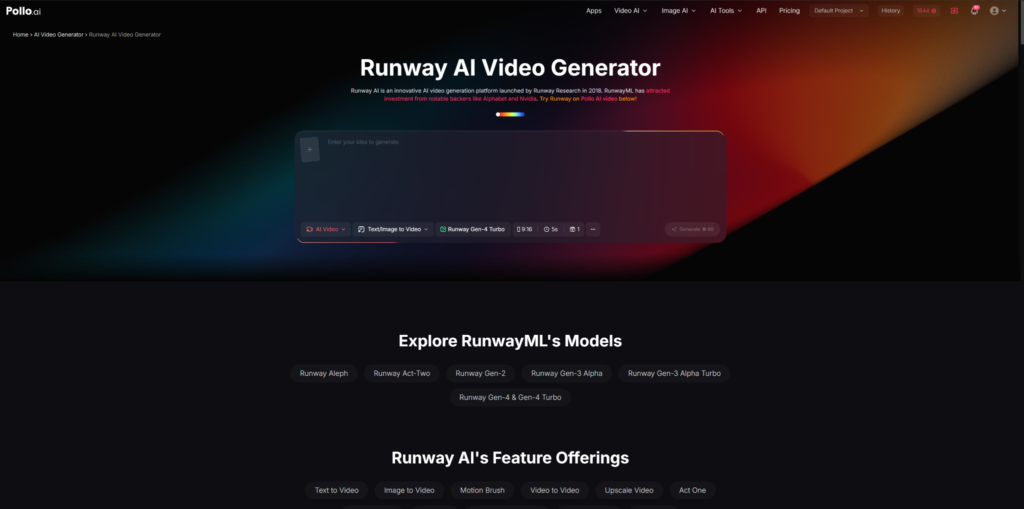 Pollo AI Runway AI video generator Review: Models, Features, and Real-World Performance