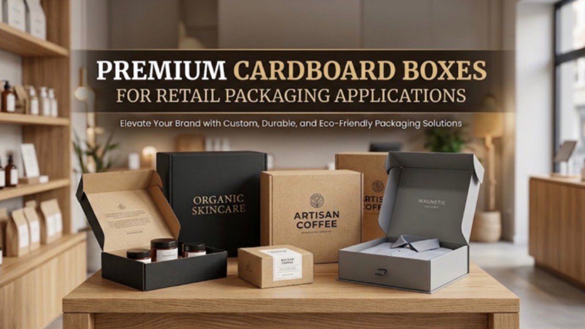 Premium Cardboard Boxes for Retail Packaging Applications